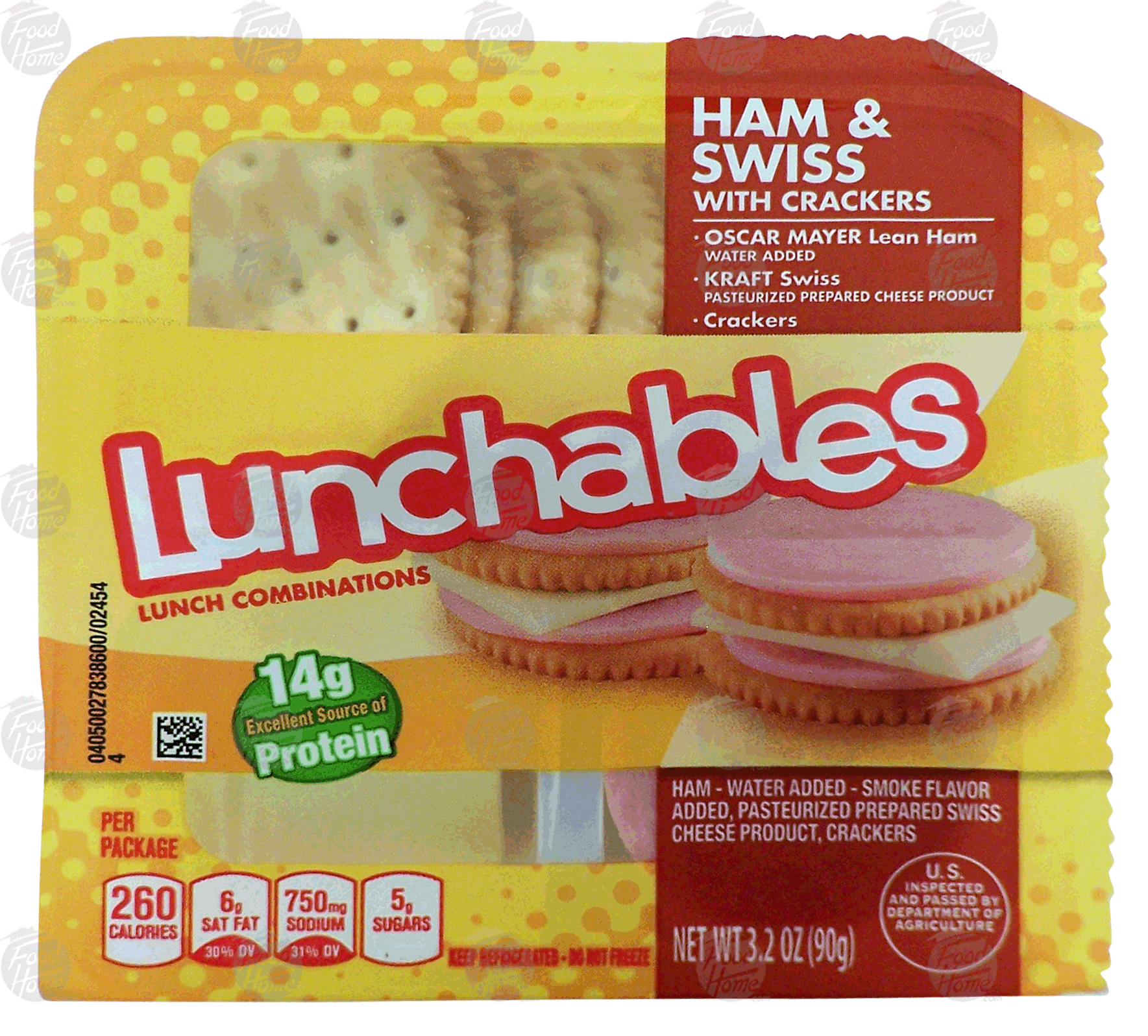 Oscar Mayer Lunchables ham & swiss with crackers Full-Size Picture